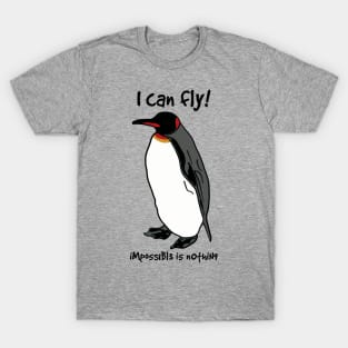 Penguin Funny I Can Fly T-Shirt